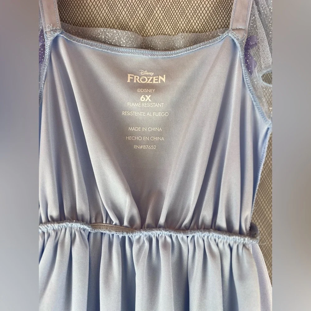 Disney Frozen - Frozen blue play dress up gown (Size 6x)